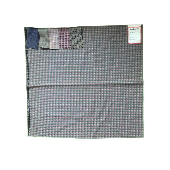 Brunschwig & Fils hiram wool texture rose green fabric vintage swatch 26” x 25” - Picture 1 of 5